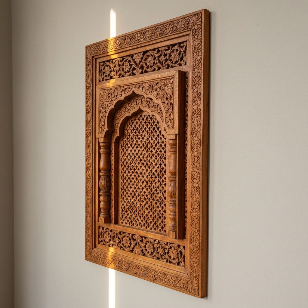 Wooden Carved Wall Hanging